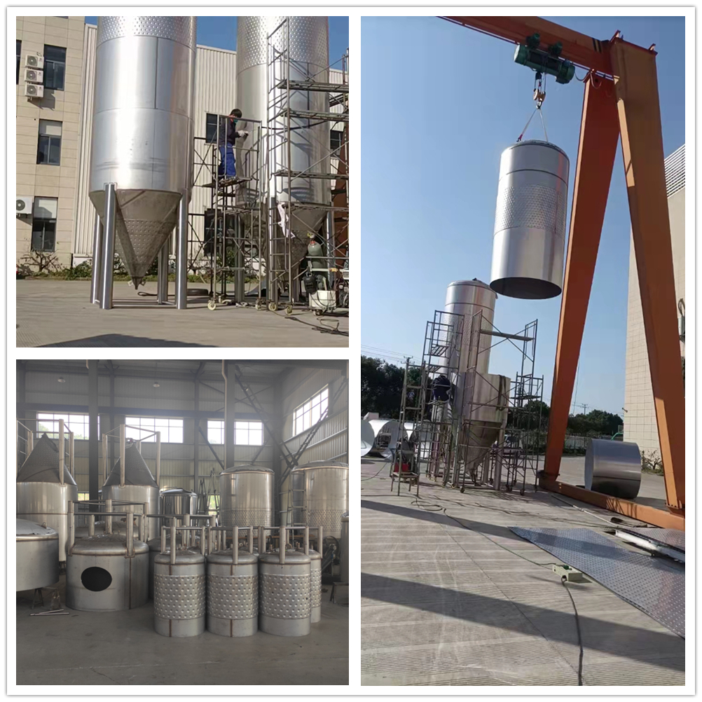 500L Home Dimple Jacket Fermenting Equipment