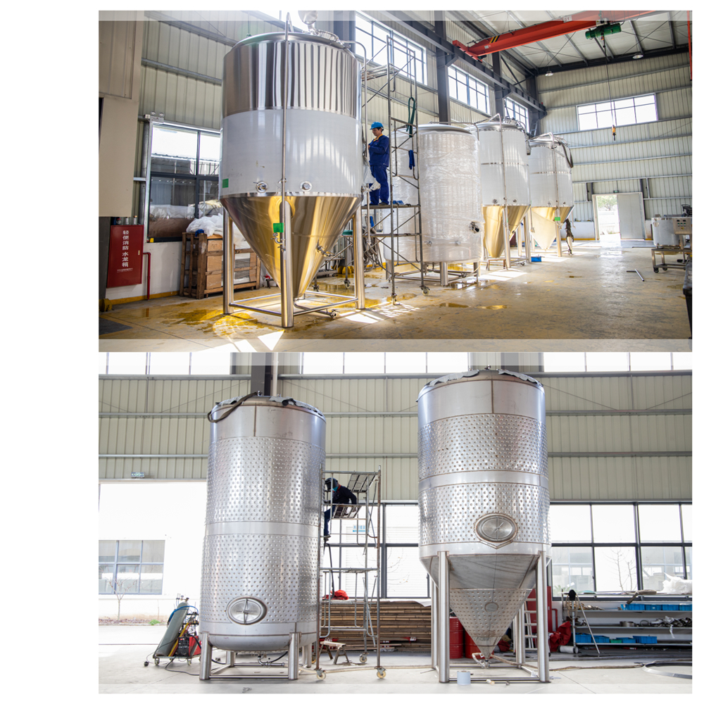 Stainless Steel of 100BBL 120BBL 150BBL Beer Fermentation Tanks
