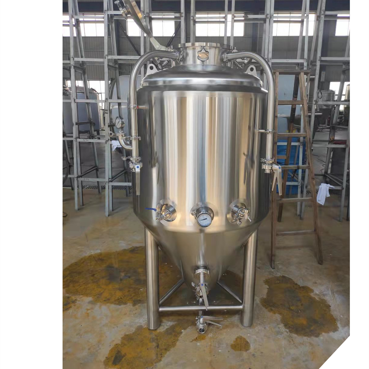 20L - 500L Conical Fermentor Tank Fermenter With Chiller